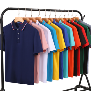 Chemises Polo Unies en Gros pour Hommes, Haute Qualité, Manches Courtes, Couleur Unie, Polo de Golf Vierge TKAN927 - Product Image 1