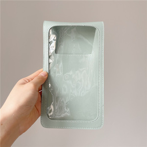 Transparent leather <b>makeup</b> brush storage bag, eyeshadow brush <b>case</b>, multi-piece <b>makeup</b> brush bag - Product Image 2