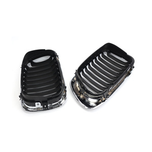 Rejilla de Parachoques Delantero para BMW E46, Una Sola Línea, Semi-Electrochapada, Plástico ABS, para Serie 3 1999-2002, Repuesto - Product Image 2