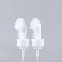 Flacon distributeur de savon en plastique rose pour voyage en gros, pompe à savon moussante, pulvérisateur avec brosse de lavage du visage