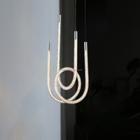 Lámpara Colgante Moderna, Pequeña, de Lujo, Clásica, Dorada, con LED, para Restaurante, Bar, Cocina, Comedor, Sala de Estar