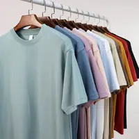 2022 Factory Direct Price Hochwertige Custom Blank Schwere Baumwolle 280g/m² T-Shirts Herren Streetwear Übergroßes T-Shirt