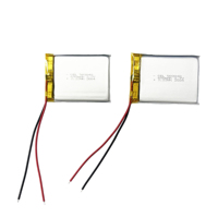 Batterie semi-solide rechargeable Li-polymère avec BMS 503040 3.7V 600mAh, marque CEL, 500 cycles, cathode LiCoO2, taux de décharge 1C