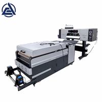 Impresora DTF Todo en Uno de 60 cm A1 con Reciclador Automático de Polvo, Agitador y Secador, Impresora de Prendas para Cabezales de Impresión XP600 e I3200