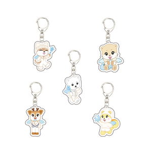 Vente en gros Spot : Porte-clés et pendentif de sac en acrylique anti-UV, version Q, motif dessin animé hivernal, accessoires de souvenir tendance, Star Periphery - Product Image 3