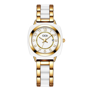 Reloj de cuarzo para mujer, estilo retro minimalista, de alta gama, para negocios. - Product Image 4