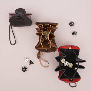 Bolsa de cuero con cordón, bolsa para llaves, monedero, bolsa de almacenamiento de dados hecha a mano/bolsa de la suerte - Product Image 1