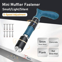 Pistolet à clous manuel en acier inoxydable robuste pour béton, vente directe usine, kit de 200 clous, outil de construction DIY