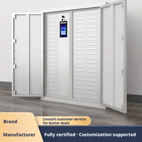 Casier de protection pour smartphone avec reconnaissance faciale et empreintes digitales, armoire de rangement en acier verrouillable pour usage en atelier