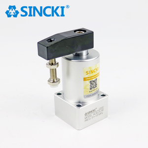 Cilindro Pneumatico di Bloccaggio <span class=keywords><strong>Rotante</strong></span> a Doppio Braccio SINCKI ACKDR ACKDL, Alesaggio 25-63mm, Rotazione Bidirezionale - Product Image 6