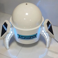 Discothèque debout libre ascenseur automatique grande capacité espace métal vin bière support affichage LED bouteille présentateur lumière seau à glace