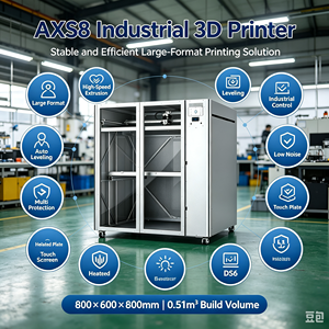Las Impresoras 3D de la Serie AX-S8 son Impresoras 3D Industriales Potentes para la Impresión 3D de Varios Tipos de Modelos. - Product Image 5