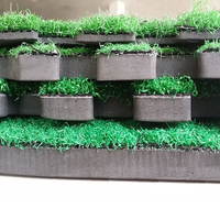 Tapis d'exercice emboîtables en mousse croisée, dalles de mousse emboîtables, tapis de sol en mousse écologique, solution de revêtement de sol en gazon artificiel, tapis de gazon synthétique