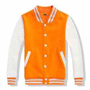 Chaqueta de béisbol de algodón Premium para hombre, uniforme deportivo universitario bordado personalizado, chaqueta de Otoño de punto con impresión Digital - Product Image 6