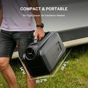 เครื่องปรับอากาศเคลื่อนที่สำหรับตั้งแคมป์ Cybertake S2 Pro, ระบบทำความเย็น 1500W/5100 BTU และระบบทำความร้อน 1800W/6100 BTU ควบคุมผ่านแอปพลิเคชัน - Product Image 5