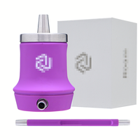 Vente en gros de coffret cadeau portable, ensemble de chicha en métal, 4 couleurs, mini chicha