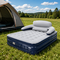 Canapé gonflable durable et grand format, économique, pour couples, lit de repos gonflable, chaise longue de camping et de plage pour l'extérieur