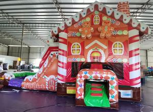 Castillo Inflable de Alta Calidad con Diseño de Hombres de Jengibre Navideños para Alquiler o Fiestas - Product Image 2