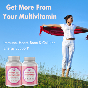 Complément alimentaire multivitaminé et multiminéral pour femmes 50+ - Marque privée OEM - Comprimés pour la santé des os, du cœur et du système immunitaire - Product Image 3