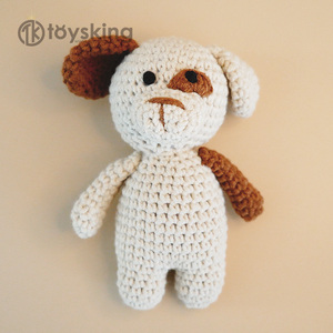 Muñeco de Perrito de Patas Cortas Tejido a Crochet - Lindo Perro de Dibujos Animados de Patas Cortas Amigurumi, Juguete de Peluche Estilo Kawaii Chibi para Decoración del Hogar - Product Image 4