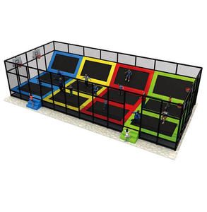 Parc de trampoline sautant pour enfants en intérieur, installation d'escalade de balles océaniques pour amusements scolaires à vendre - Product Image 2