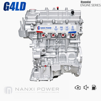 Nuovo Motore G4LD 1.4T Benzina Euro 6 103kW Long Block per Elantra Lafesta Ix35 K3