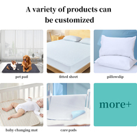 Tissu composite imperméable en PE, PVC, TPU et polyester pur, idéal pour les housses de matelas et taies d'oreiller – Vente en gros usine