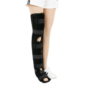 Msn <b>Thigh</b> Ankle Brace Sml Black Lower Limb <b>Support</b> Fixation Brace For Legs - Product Image 1