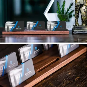 <span class=keywords><strong>2025</strong></span> Nhà Máy Trực Tiếp Bán Buôn Tùy Chỉnh Văn Phòng Chuyên Nghiệp Bằng Gỗ Máy Tính Để Bàn Kinh Doanh Chủ Thẻ Kinh Doanh Hiển Thị Đứng - Product Image 4