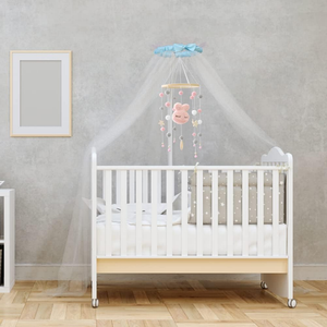 Décor de lit de bébé <span class=keywords><strong>mobile</strong></span> 3D avec boules de feutre pour décoration de lit de chambre d'enfant, cadeau de cloche suspendue - Product Image 5