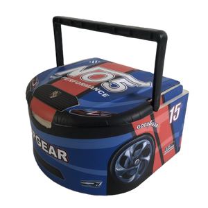 HS Kunststoff Eis kühler 10L Spezial Hochwertige Weinauto-Kühlbox für Picknick-Camping-Eisbox mit Logo-<span class=keywords><strong>Promo</strong></span>-Eisbox - Product Image 1