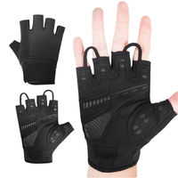 Guantes de Gimnasio al por Mayor, Medios Dedos, Antideslizantes, con Almohadilla de SBR para Absorción de Impactos, para Ejercicio, Fitness y Levantamiento de Pesas