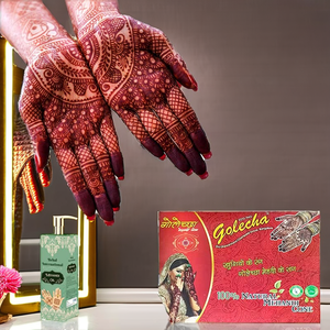 Crema de Henna Herbal Semipermanente Biodegradable, No Tóxica, 100% Natural, de Grado Premium |   Sin amoníaco |   Coloración Capilar de Larga Duración - Product Image 2