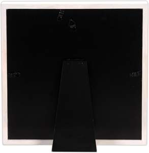 Cadre photo mural et de table familial à 3 ouvertures, avec perles, en bois <span class=keywords><strong>gris</strong></span> blanchi à la chaux, avec passe-partout - Product Image 5