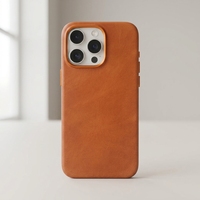 Pour iPhone 15 Pro Max, étui de téléphone en cuir véritable exotique de luxe, girly, personnalisé, de qualité supérieure, nouvelle arrivée