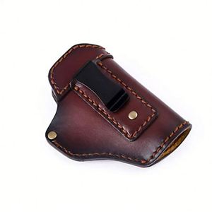 Étui universel en cuir sur mesure pour port dissimulé, idéal pour usage tactique et chasse - Product Image 3