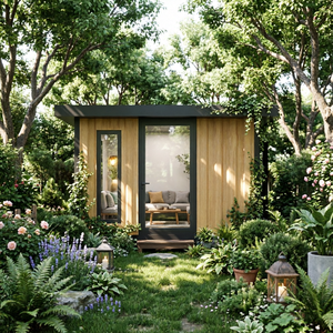 Cabane préfabriquée facile à installer, maison de jardin, assemblage rapide, pièce extérieure, sans travaux lourds, design modulaire, gain de temps - Product Image 4