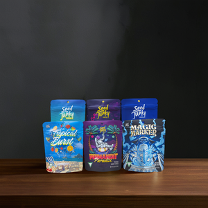 Tùy chỉnh thiết kế in Hot Bán kháng mùi con bằng chứng Mylar Túi cá nhân 3.5g 7g 14g cấp thực phẩm Ziplock đứng lên túi - Product Image 2