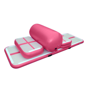 Tapis <span class=keywords><strong>Airtrack</strong></span> gonflable de 10 cm d'épaisseur en EVA pour gymnastique, acrobaties, entraînement, avec pompe électrique et sac, utilisation yoga, longueur variée - Product Image 2