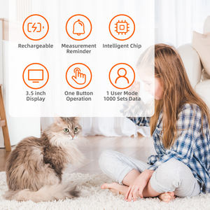 손바닥 크기의 가정용 반려동물 혈압계 (강아지, 고양이용 디지털 NIBP 수의학 모니터, 내장 배터리 포함) - Product Image 4