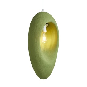 Nordic-Style Minimalist Bedroom Pendant <b>Light</b> Chic Green Japanese Wabi-Sabi Style Original Design for <b>Dining</b> Room Bar Counter - Product Image 6