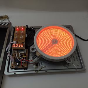 <span class=keywords><strong>Estufa</strong></span> roja infrarroja de un solo quemador eléctrico, perilla de mango de acero inoxidable para uso doméstico al aire libre, enchufe AU, cocina halógena frita - Product Image 6