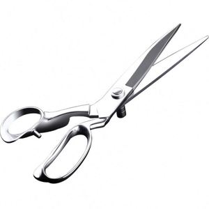 Ciseaux de couture pour couper le cuir, cisailles pour tailleurs, acier japonais, robustes, pour travaux manuels, tissu, qualité supérieure, 12 pouces, argent, OEM - Product Image 1