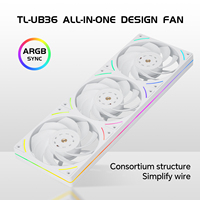 Ventilateurs à lame inverse de haute qualité Thermalright TL-UB36 blanc 360mm PC pour refroidisseur d'eau d'ordinateur