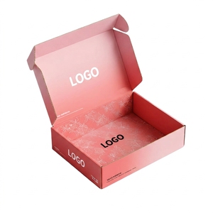Boîte en carton personnalisée imprimée en couleur pour l'expédition de cosmétiques et de vêtements, boîtes d'expédition en carton ondulé personnalisées avec logo, emballage - Product Image 1