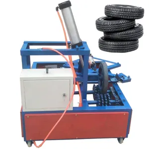 Máquina de corte automática de pneus inteiros, mini cortador de paredes laterais, tira de corte automático de pneus