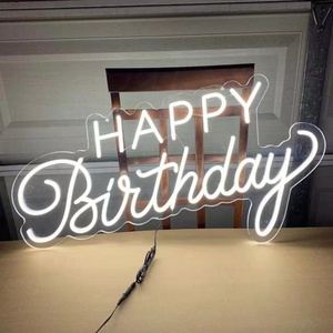 Insegna al Neon LED Personalizzabile per Auto e Saloni - Uso Esterno IP65 Impermeabile Colori Personalizzati Messaggi di <span class=keywords><strong>Buon</strong></span> <span class=keywords><strong>Compleanno</strong></span> e Vuoi Sposarmi - Product Image 2