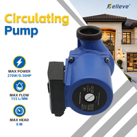 Pompe centrifuge de surpression d'eau domestique pour douche électrique à circulation d'eau, pour améliorer la pression d'eau à domicile
