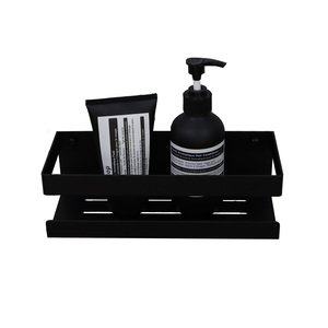 Ripiano <span class=keywords><strong>doccia</strong></span> di alta qualità autoadesivo nero opaco in <span class=keywords><strong>acciaio</strong></span> <span class=keywords><strong>inox</strong></span> 304 <span class=keywords><strong>doccia</strong></span> Caddy <span class=keywords><strong>porta</strong></span> <span class=keywords><strong>Shampoo</strong></span> bagno - Product Image 5