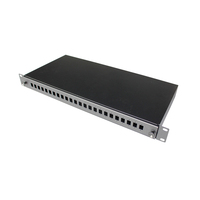 24 Port Sc Single Mode Patch Panel 1U Kosong Serat Kandang